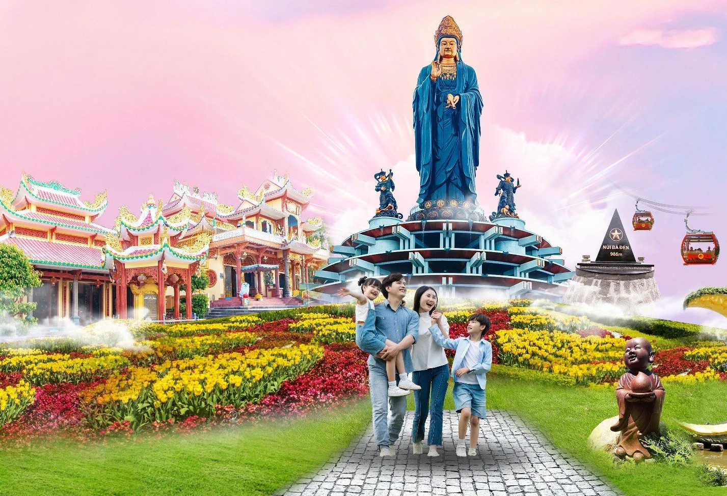 Toàn cảnh núi bà đen